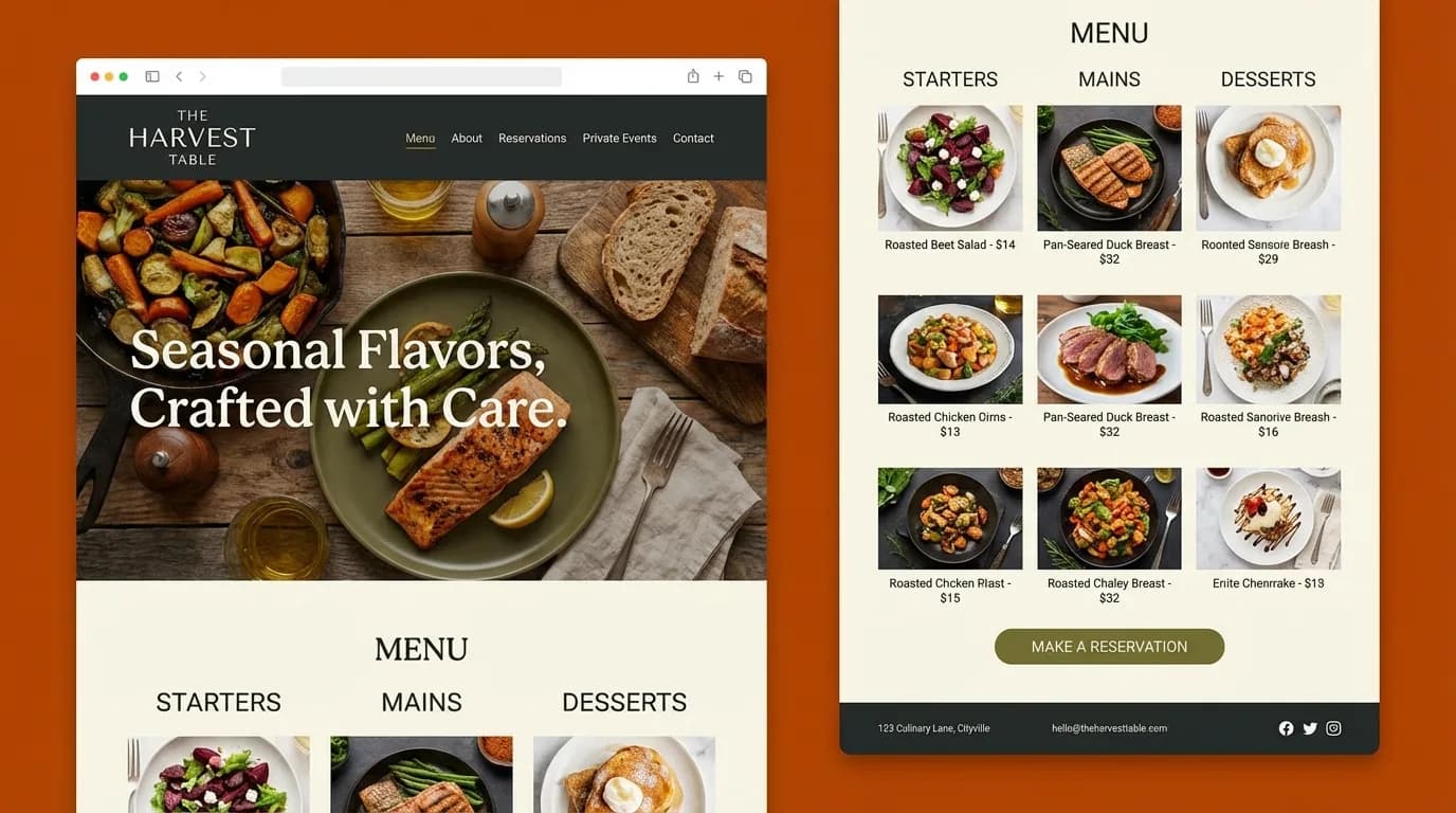 El teu restaurant mereix una web tan bona com la teva cuina