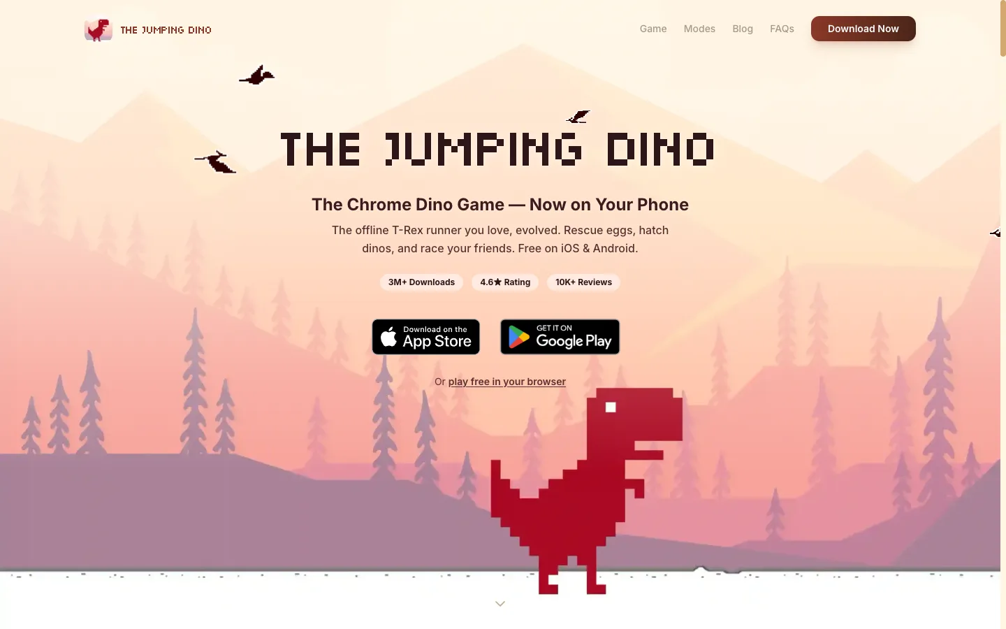 The Jumping Dino