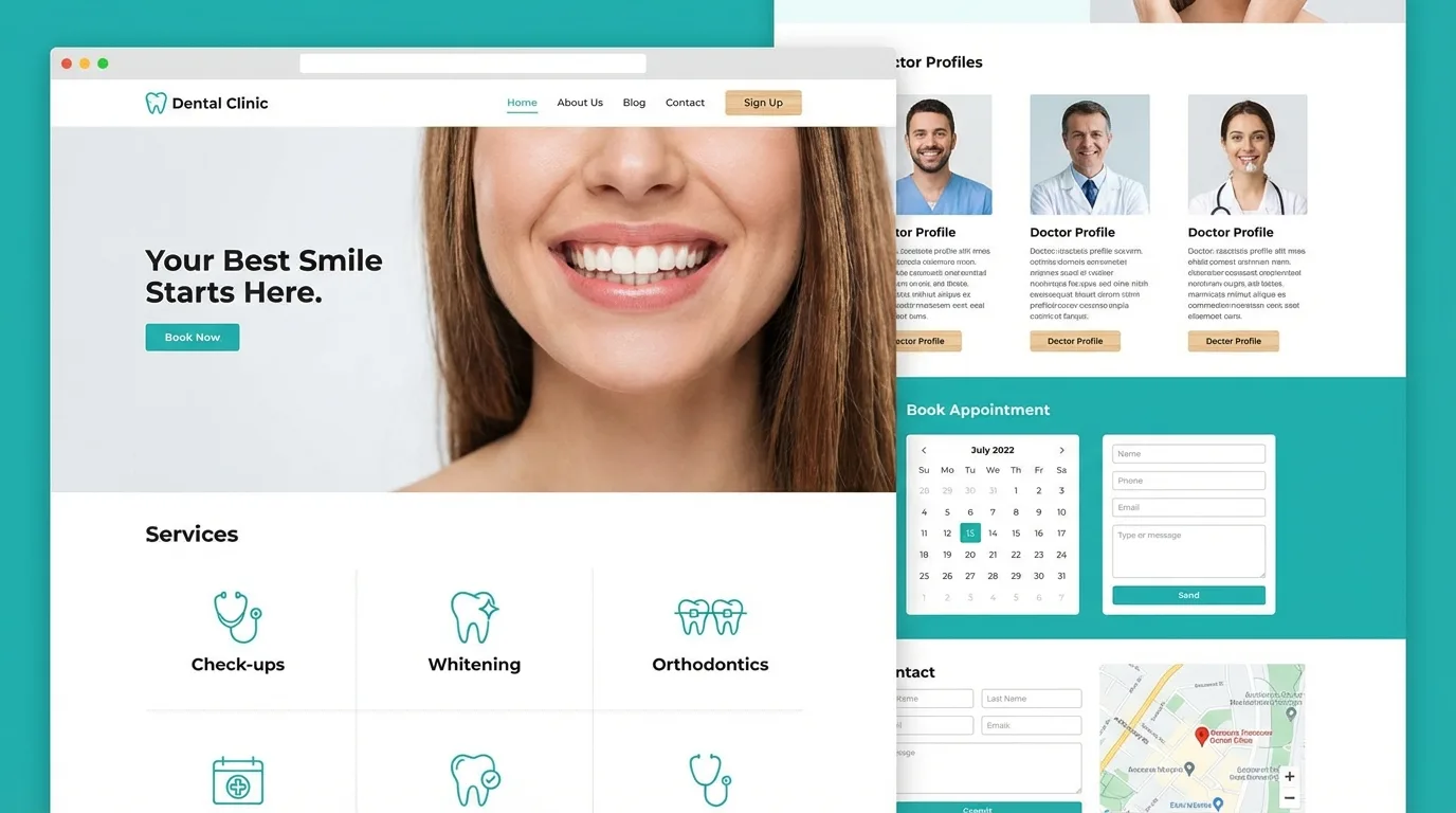 Let your patients find you and book appointments from their phone